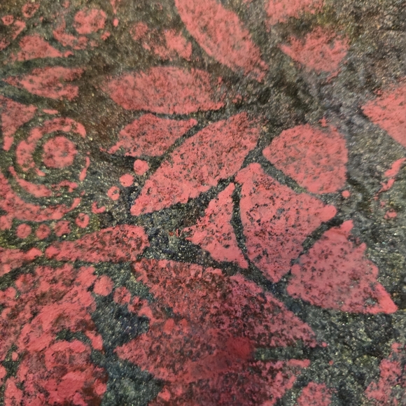 HANDCRAFTED Abstract Rainbow Texture Painting HANDPAINTED HANDMADE Wall Art - Picture 16 of 17